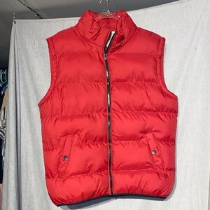 Classic Red Quilted Vest
